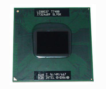 Процессор для ноутбука Intel CORE 2 DUO T7400 2.16GHZ 4MB 667MHZ