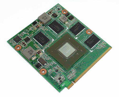 Видеокарта для ноутбука nVIDIA GeForce GF 9700M GT G96M 512M DDR3 MXM II