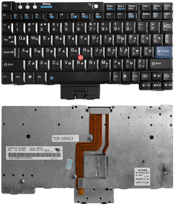Клавиатура для ноутбука IBM Lenovo Thinkpad X60 X61 Series