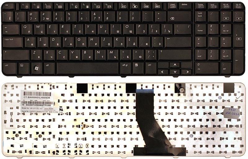 Клавиатура для ноутбука HP Compaq Presario CQ70 G70 Series. русская черная