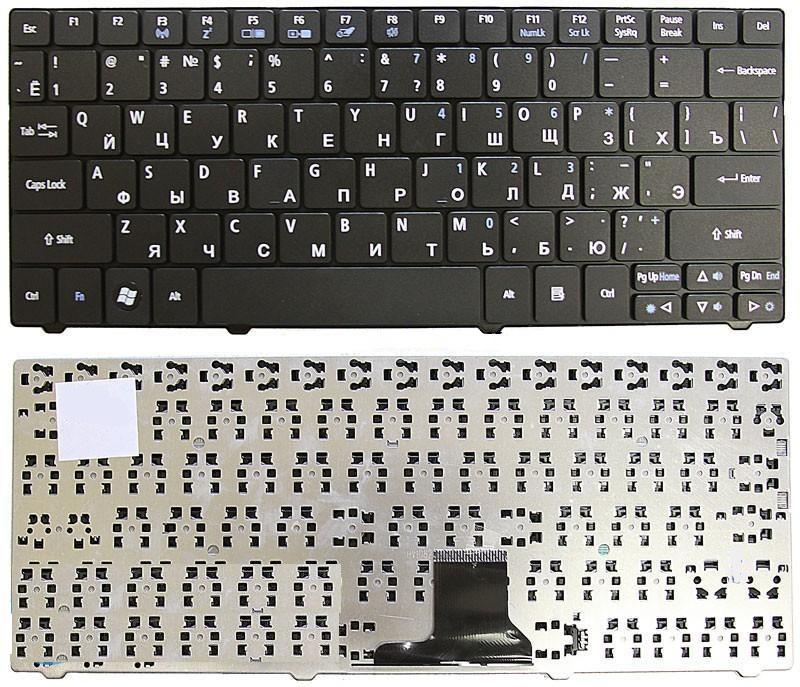 Клавиатура для ноутбука Acer Aspire One 751 ZA3 ZA5 Acer Aspire Timiline 1410 1810 Series черная