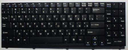Клавиатура для ноутбука LG LW60 LW65 LW70 LW75 LS70 M70 (чёрная) рус.