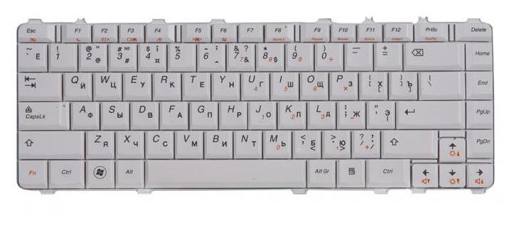 Клавиатура для ноутбука Lenovo Ideapad Y450 Y460 Y550 Y560 Series.