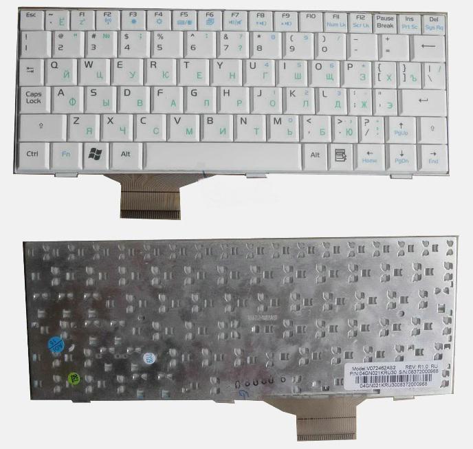 Клавиатура для ноутбука Asus Eee PC 2G 4G 8G 700 900 Series.