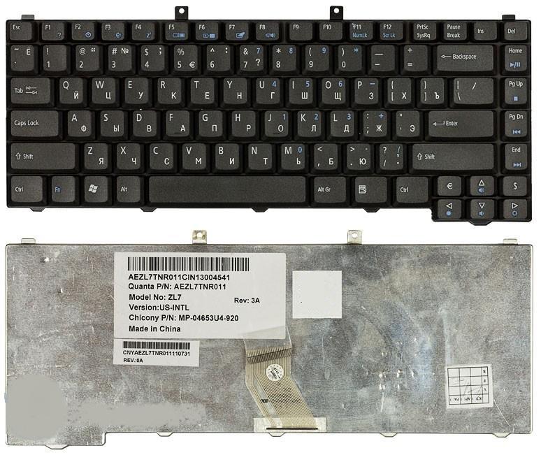 Клавиатура для ноутбука Acer Aspire 1410 1640 1680 3000 3500 5000 5500 9110 Series