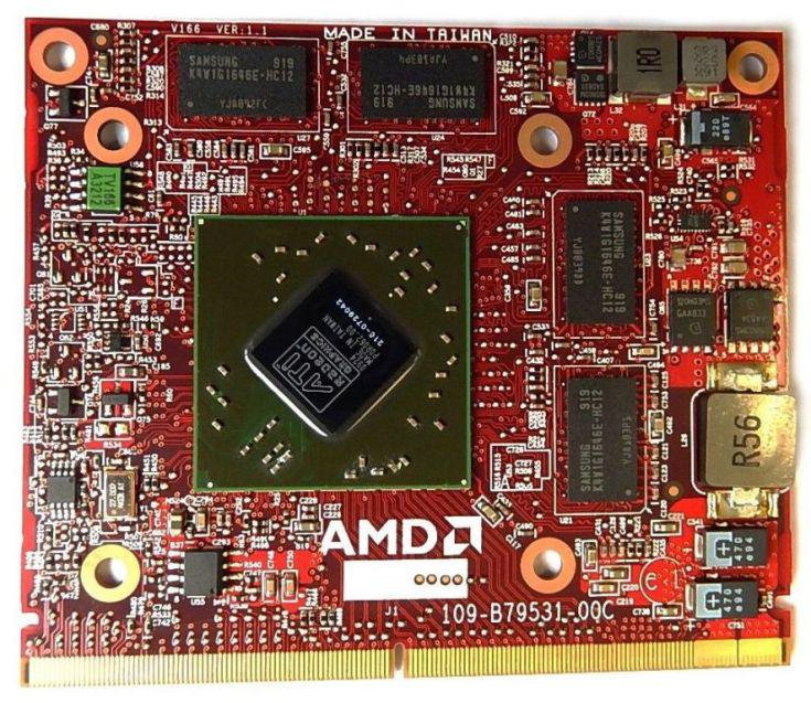 Видеокарта для ноутбука ATI/AMD Radeon HD4650 M96-M 1024Mb DDR3 MXM A