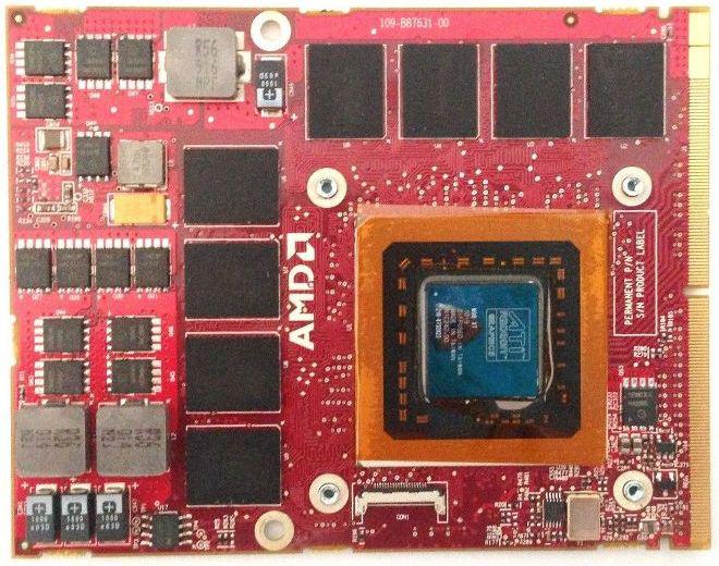 Видеокарта для ноутбука ATI/AMD Radeon HD4870 M98-M 1024Mb DDR3 MXM B