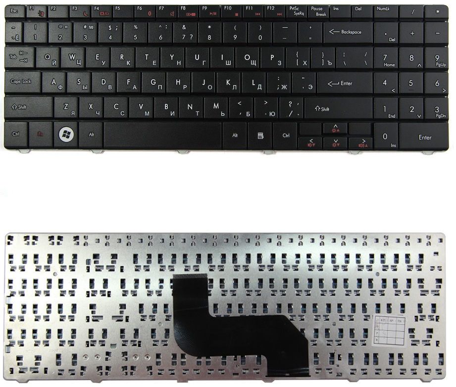 Клавиатура для ноутбука Packard Bell EasyNote LJ61 TJ61 TR81 TR87 Series