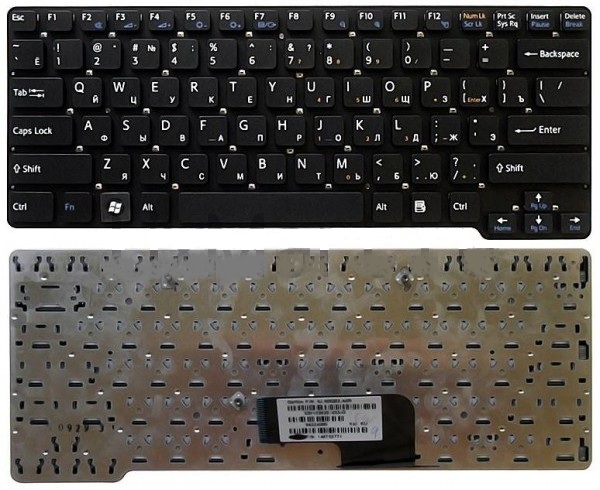 Клавиатура для ноутбука Sony Vaio VPC-CW VGN-CW Series черная