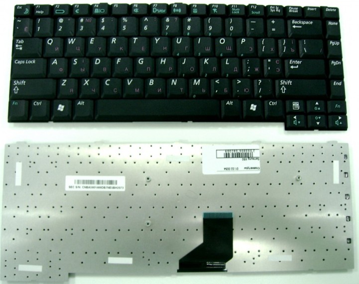 Клавиатура для ноутбука Samsung X10 X20 X30 X40 X50 M30 Series.
