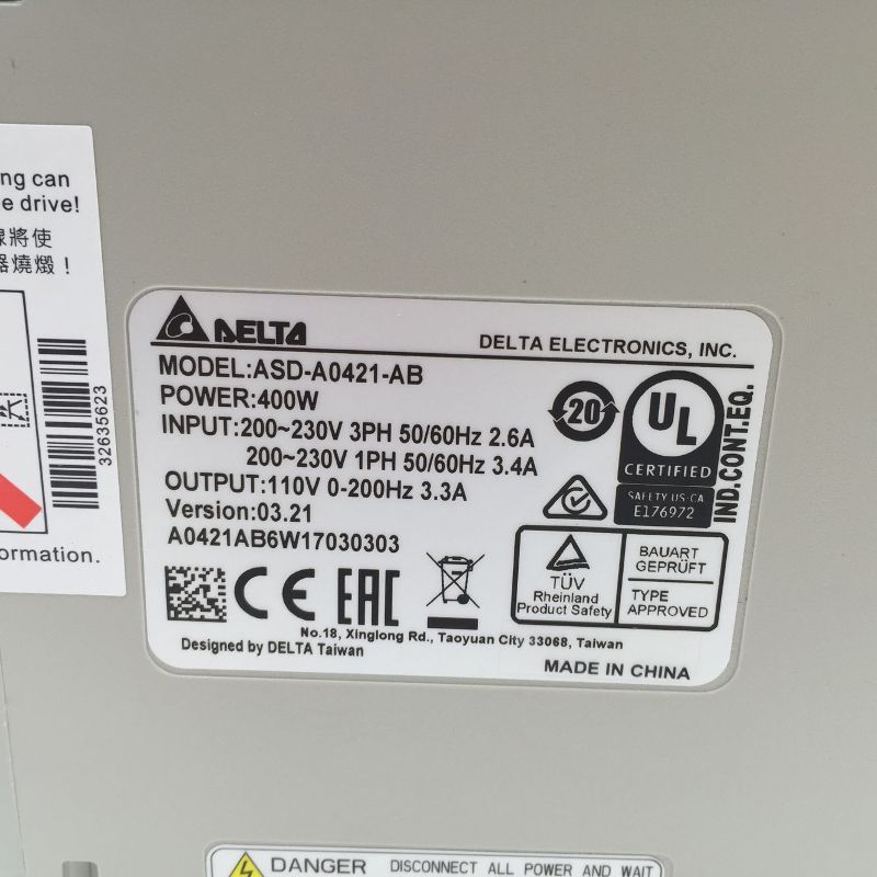 Delta сервопривод ASD-A0421-AB