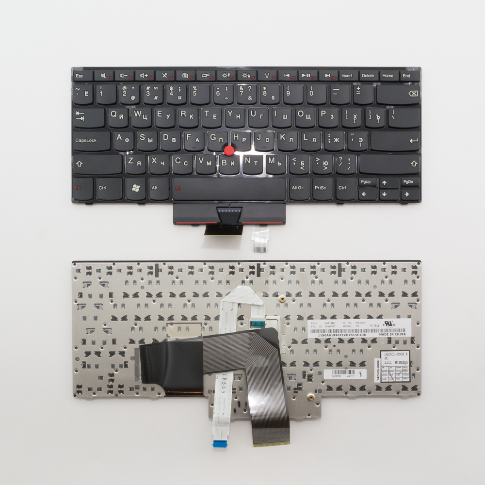 Клавиатура для ноутбука Lenovo E320, E325, E420 черная со стиком