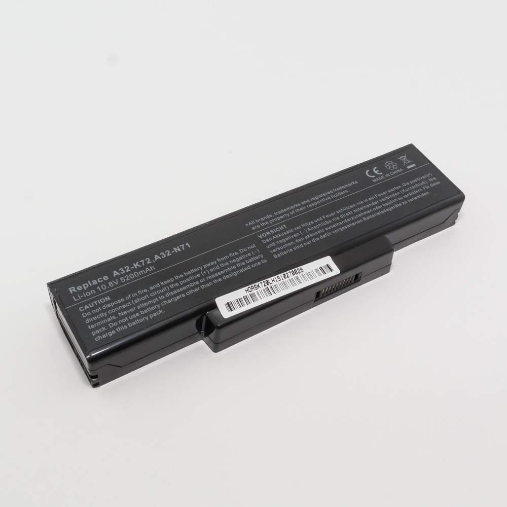 Аккумулятор для ноутбука Asus (A32-K72) K72, K73, N71 5200mAh