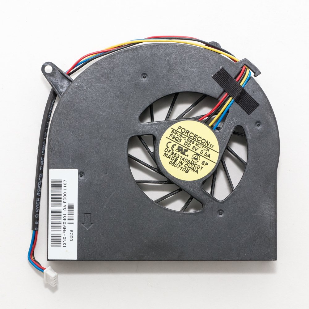 Вентилятор для ноутбука Asus M60, X62V (4 pin)