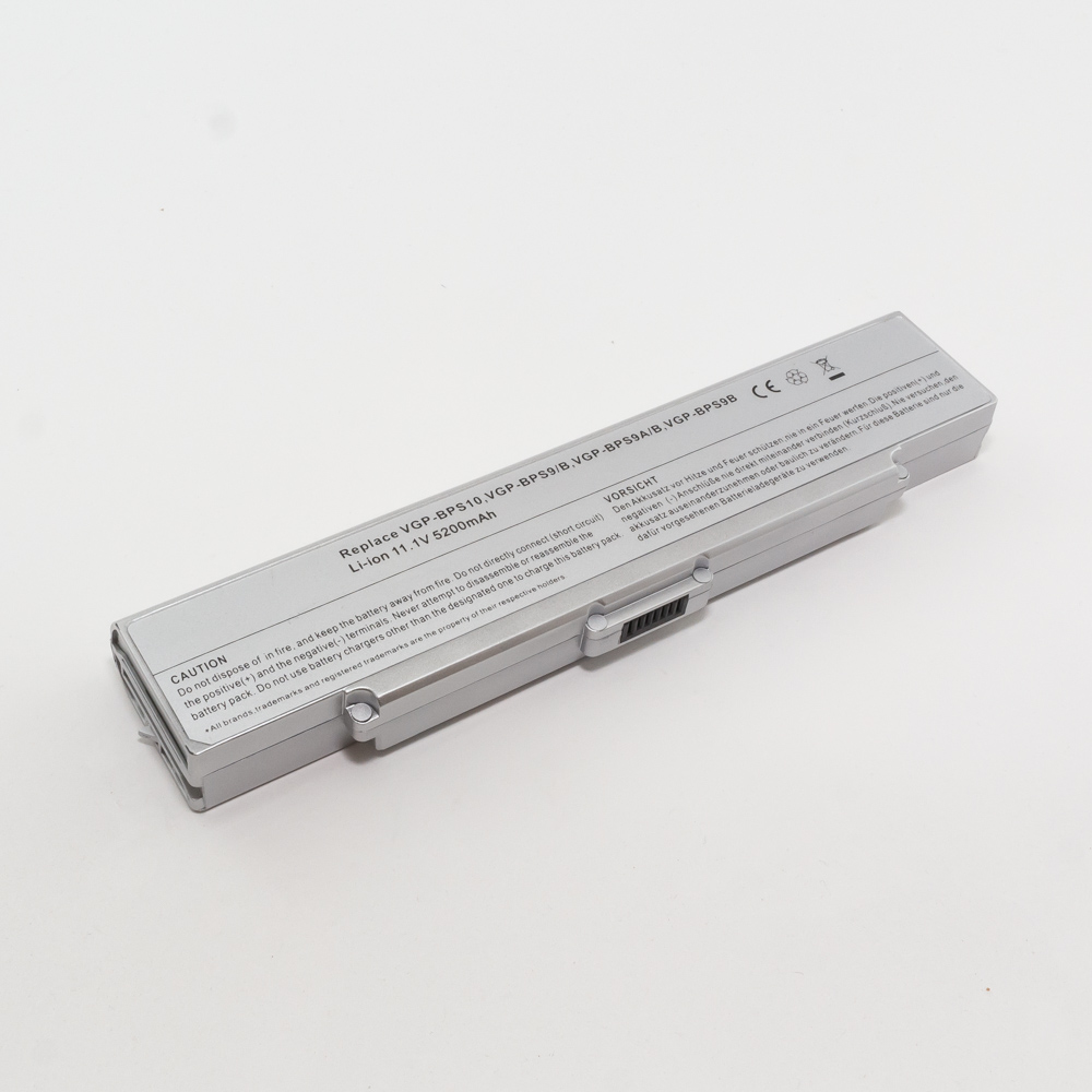 Аккумулятор для ноутбука Sony (BPS9) VGN-AR, VGN-CR серебристый