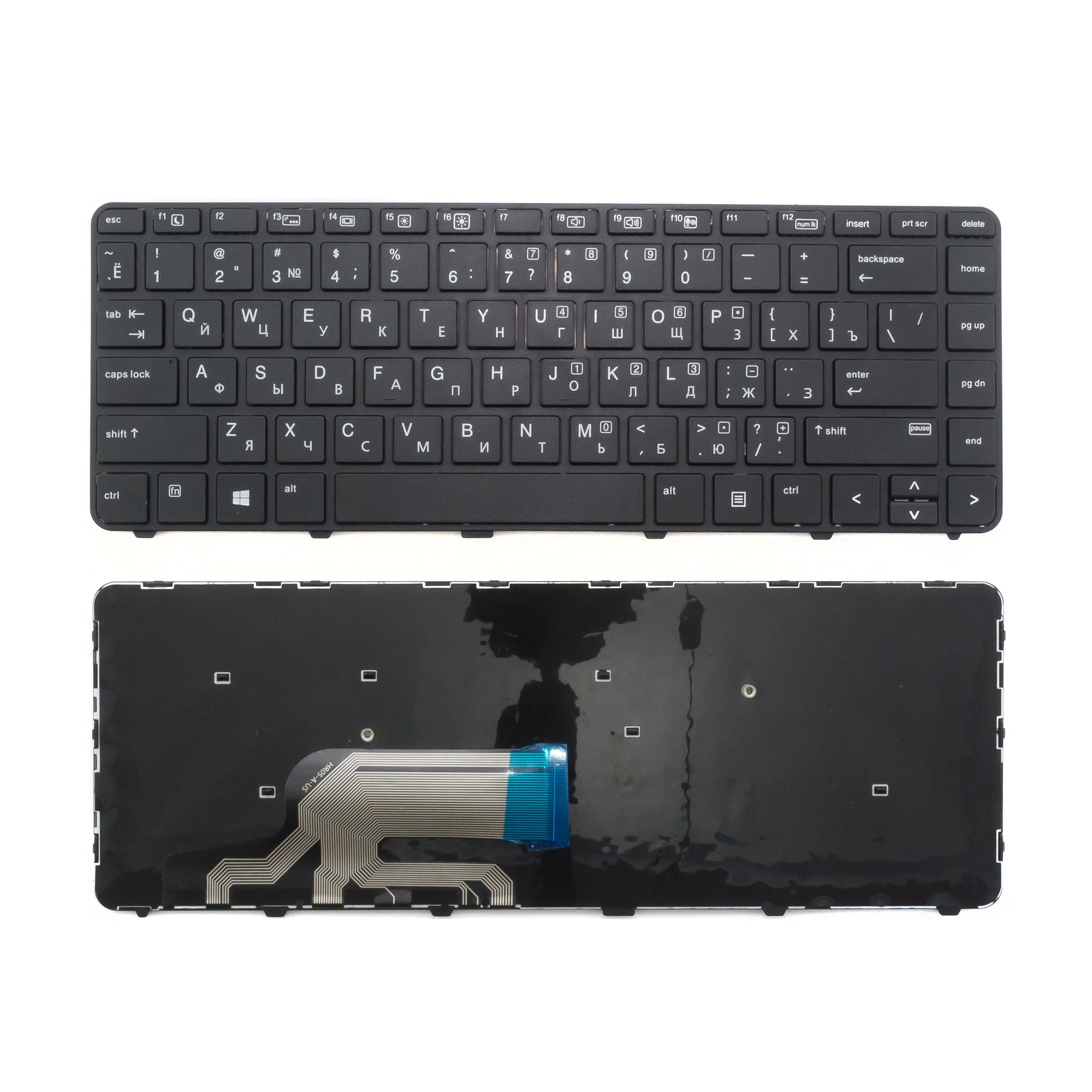 Клавиатура для ноутбука HP ProBook 430 G3, 440 G3, 445 G3 черная