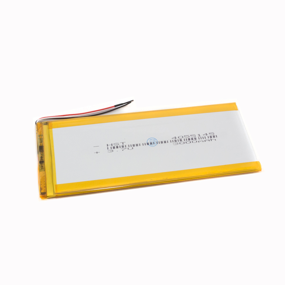 Аккумулятор 3.7v 3000mAh 145x60x4 мм (3 pin)