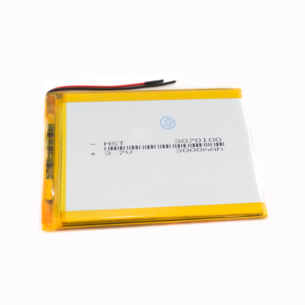 Аккумулятор 3.7v 3000mAh 100x70x2.5мм (2 pin)
