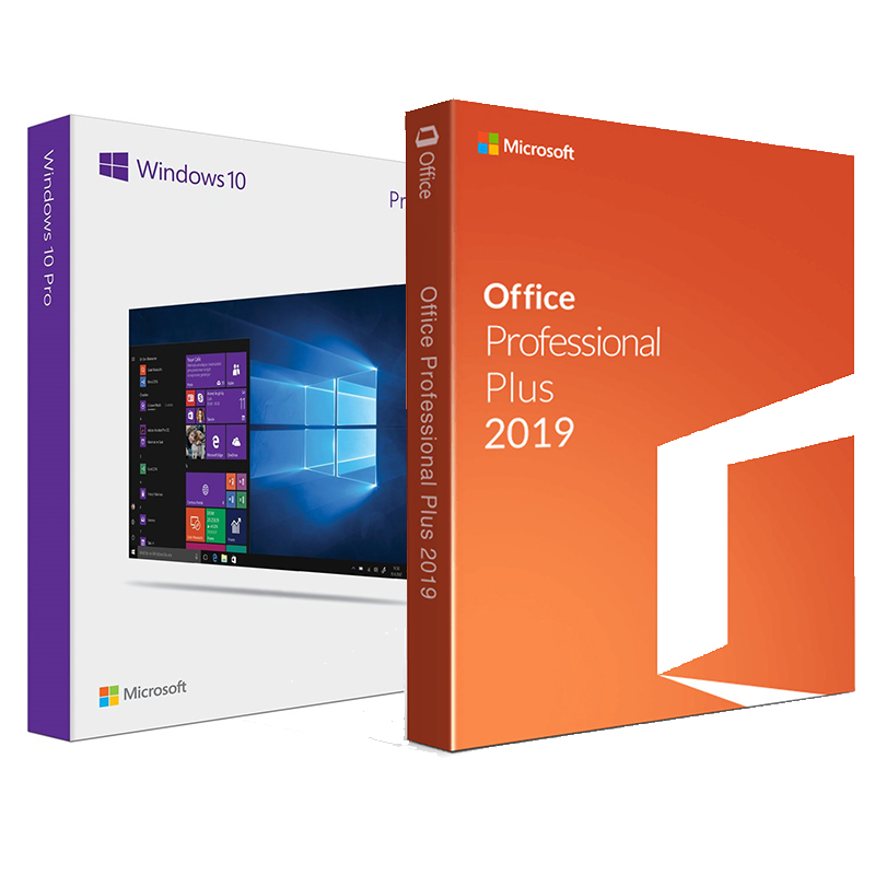 Microsoft Windows 10 Pro + Office 2019 Professional Plus
