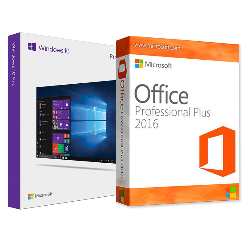 Microsoft  Windows 10 Pro + Office 2016 Professional Plus